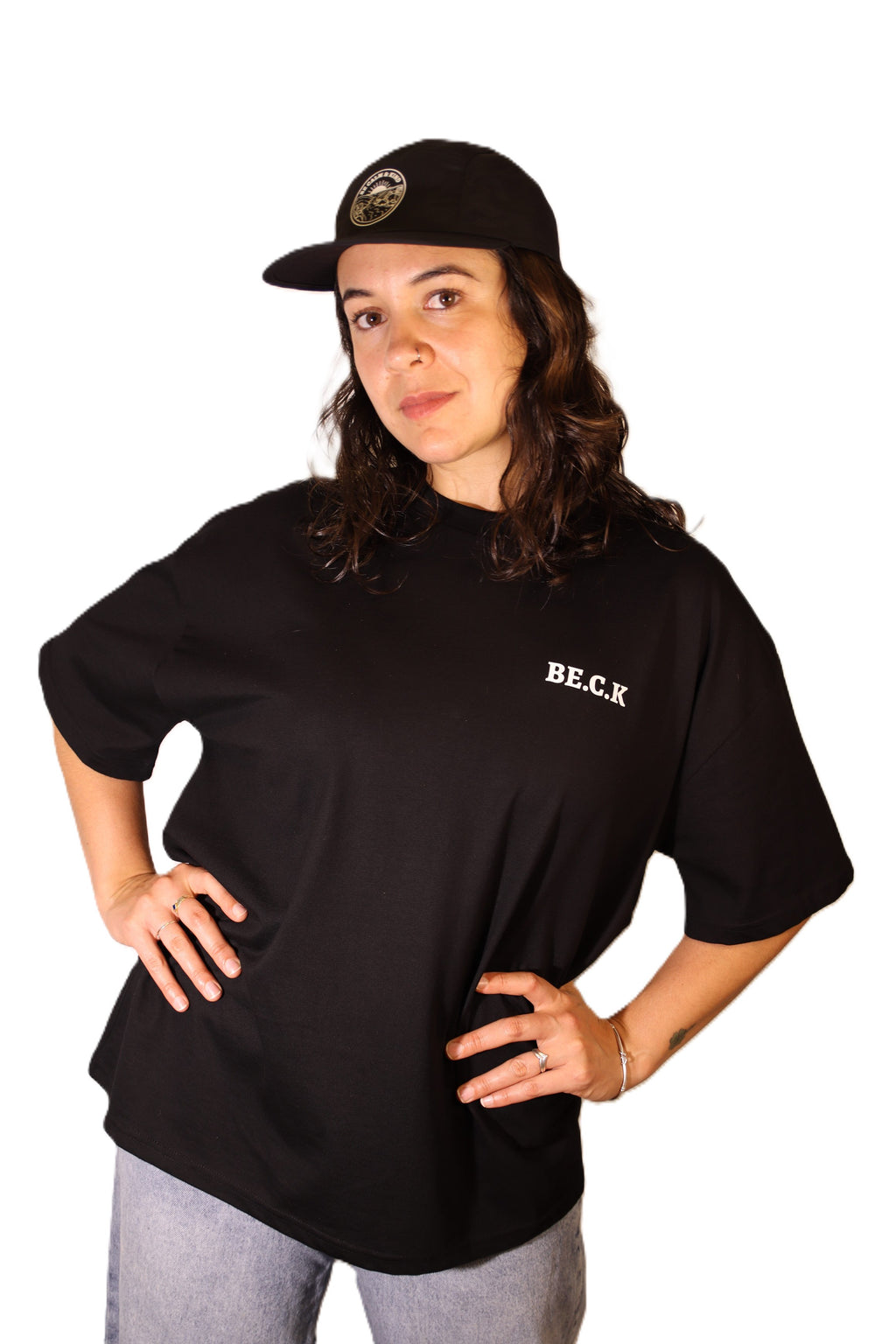 Oversized Tee – Black / White